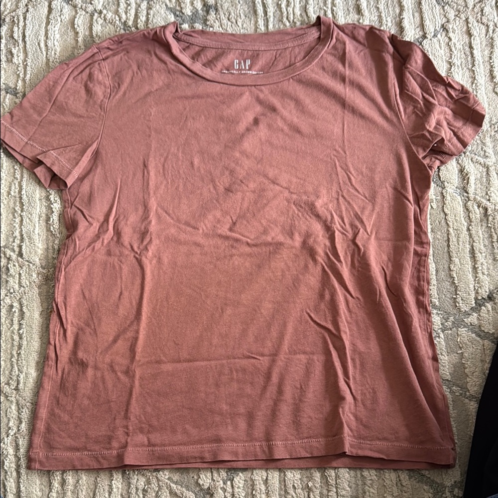 GAP Pink Short Sleeve Relaxed T-Shirt